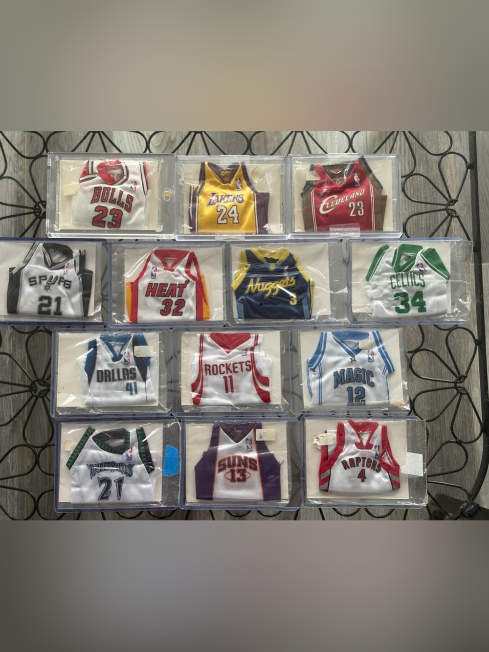 Michael Jordan 2007/08 Upper deck Mini Jersey NBA Basketball Card Set